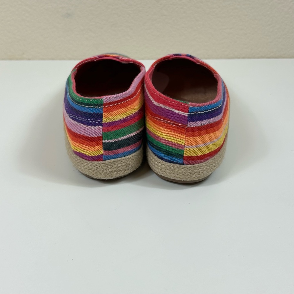 Nwot MIA Amore with Memory Foam Armanda Multi Colored Serape Stripe Espa… - Picture 4 of 8